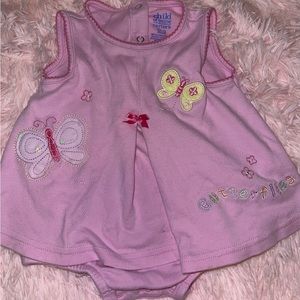 Child of Mine Butterfly Onesie Dress 💗